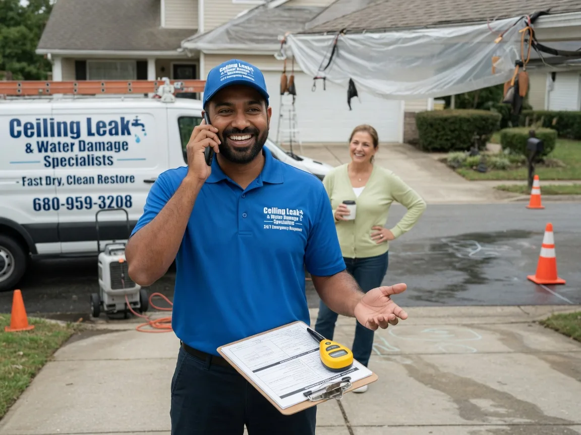 Ceiling Leak Cleanup Conover, WI FAQs
